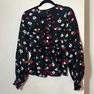 The Kooples size 1 silky top.